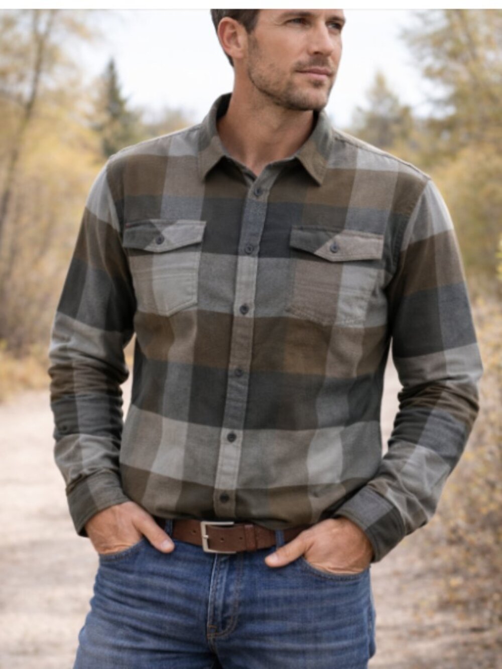 KUIU Field Flannel Button Down Wool Blend Shirt Plaid Size Large
